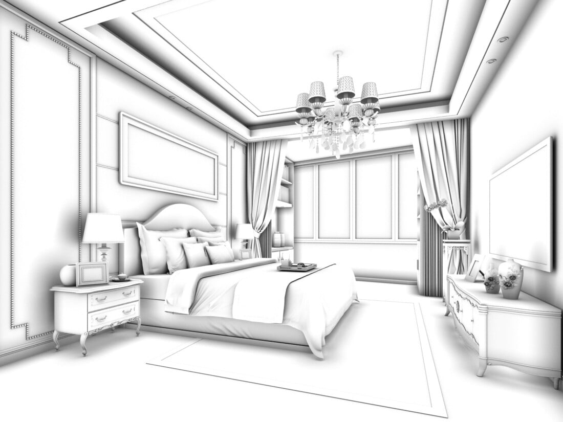 ArtStation - Deluxe master bedroom design 72 | Resources