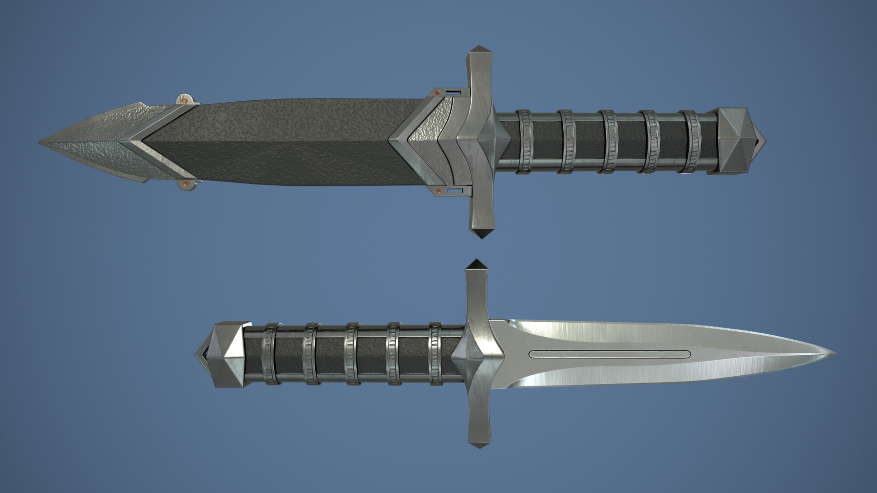 Dagger build. Кинжал 3д. Кинжал Low Poly. Угловатый кинжал 3д. Witcher 3 Dagger