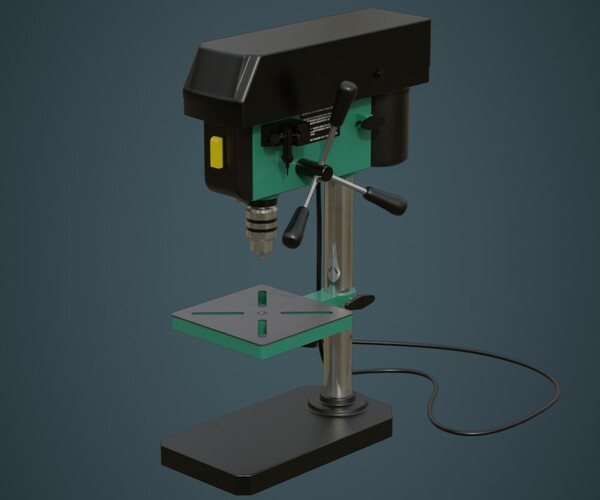 ArtStation Drill Press 2A Game Assets