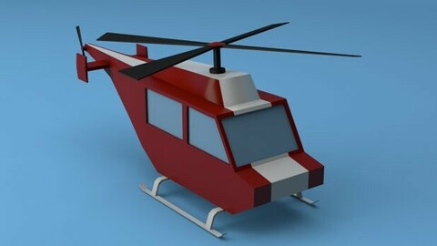 HELICOPTER LOW POLY