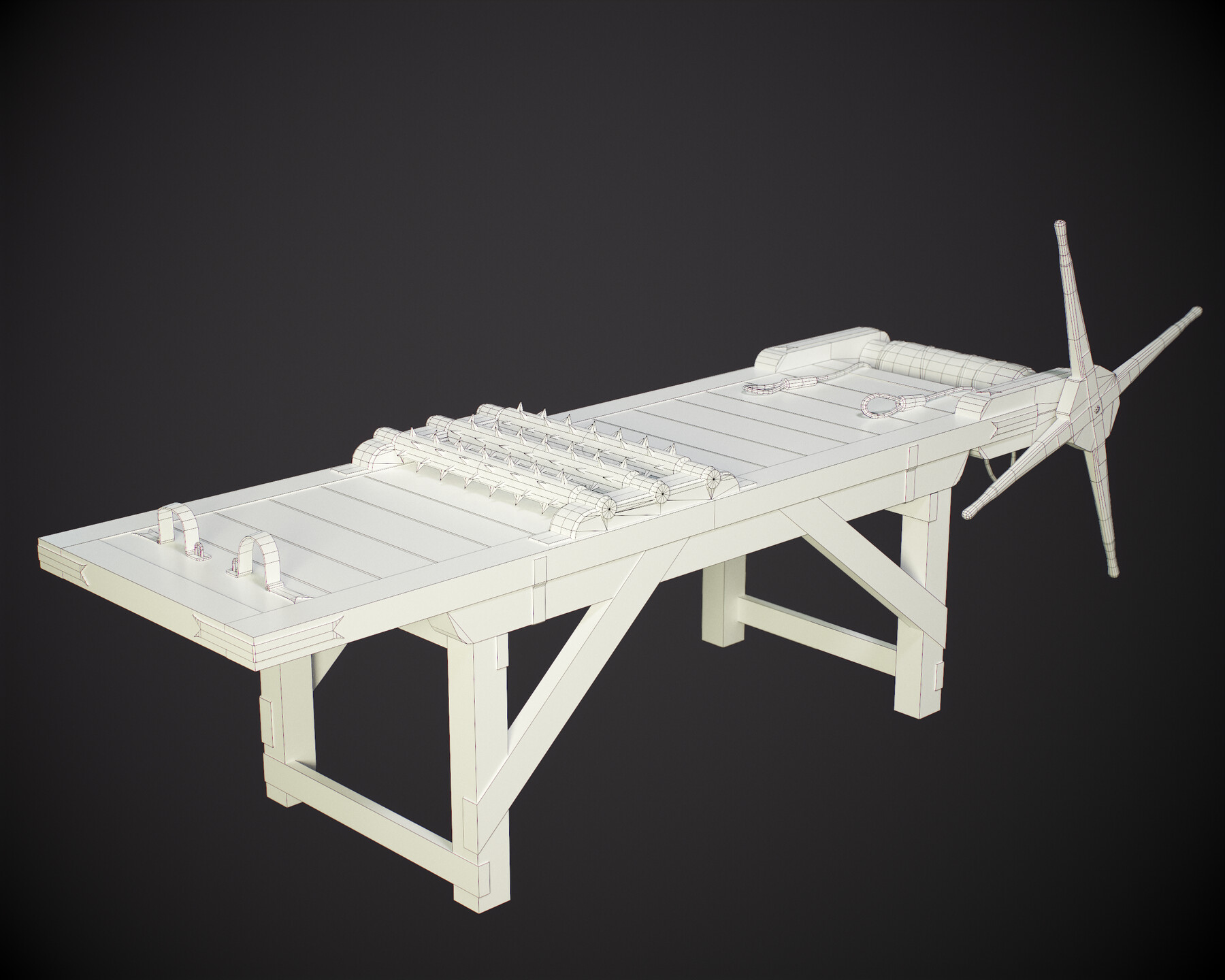ArtStation - Medieval Torture Rack PBR | Game Assets