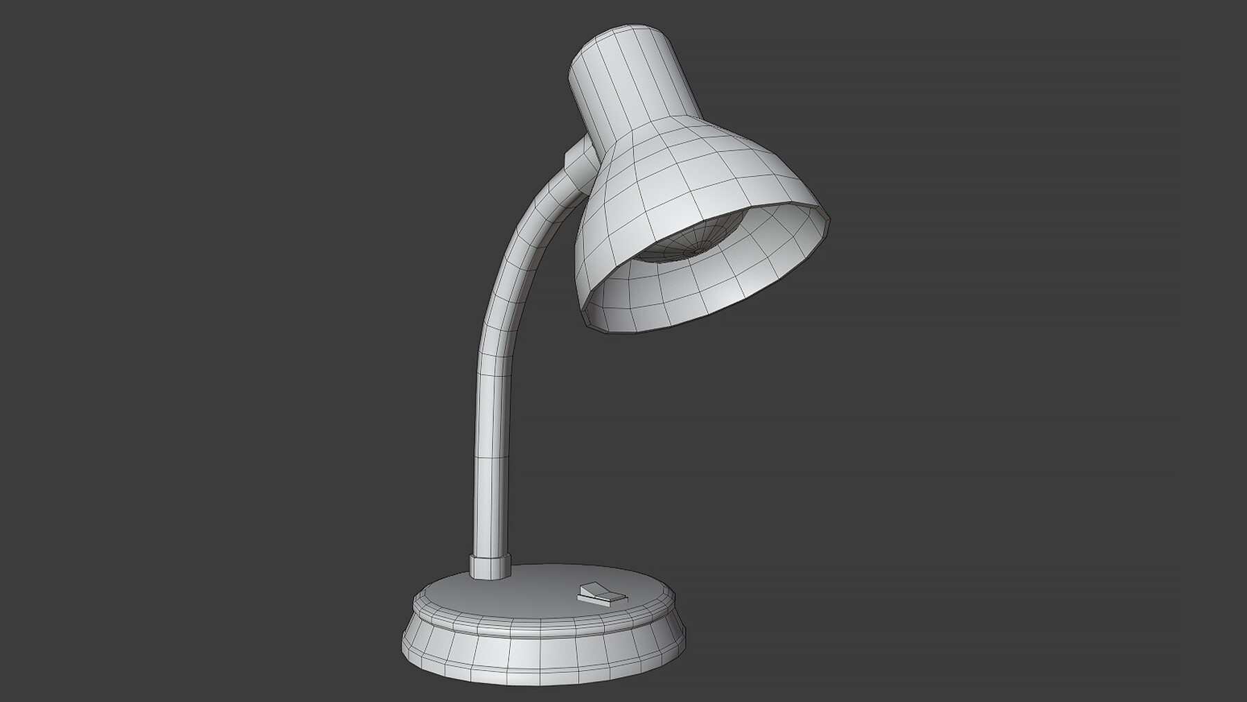 Artstation - Old Retro Table Lamp Low Poly 