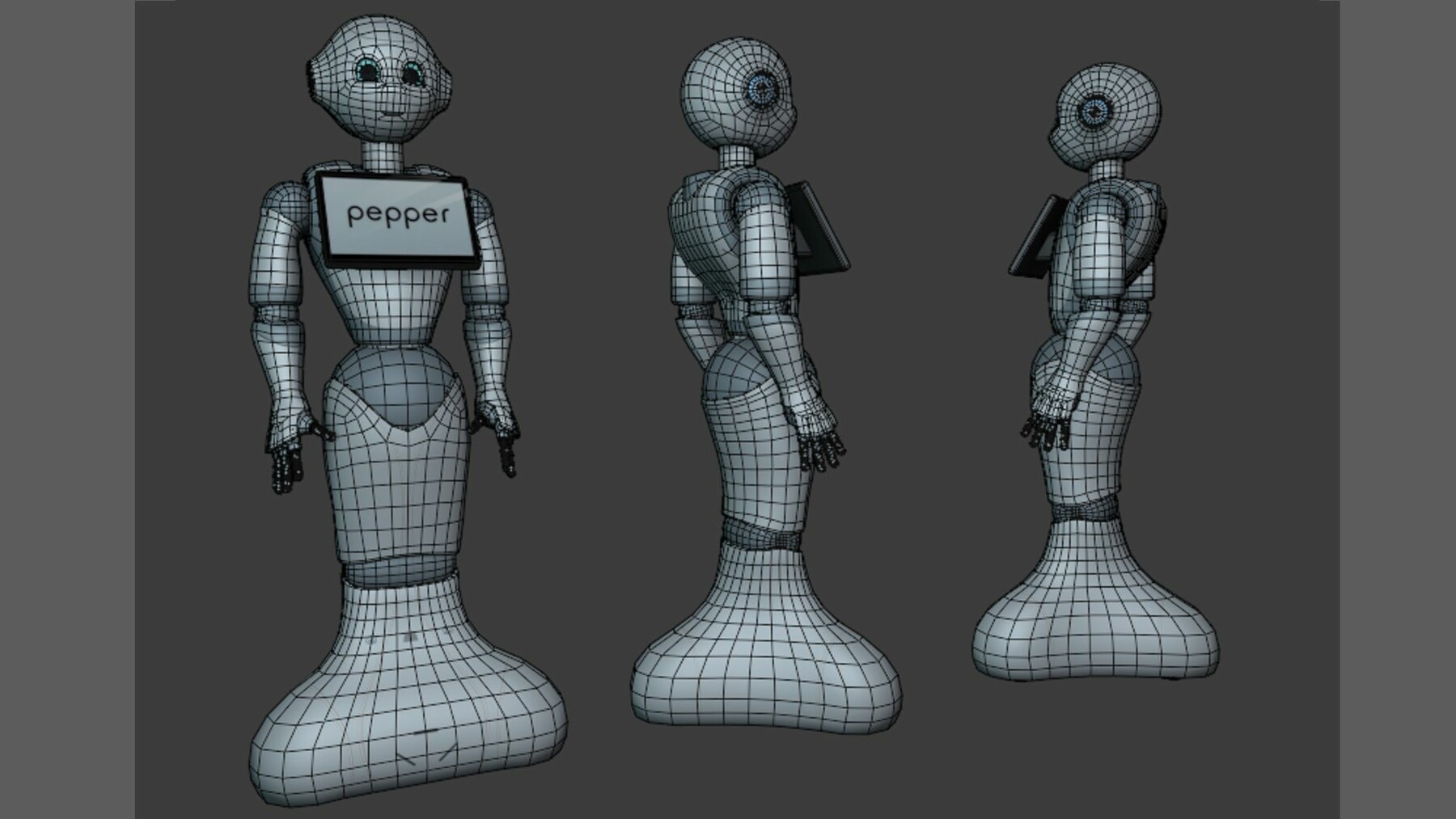 ArtStation - PEPPER ROBOT 3D model | Game Assets
