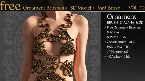 Free Ornament Brushes  + IMM Brush VOL 02