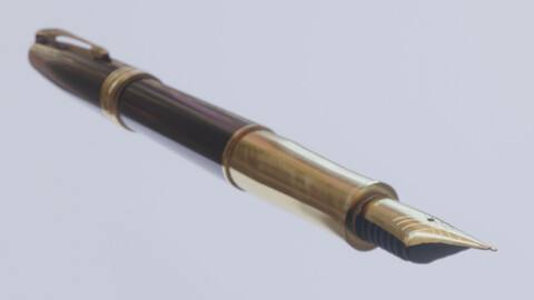 Parker Pen Low-poly 3D model