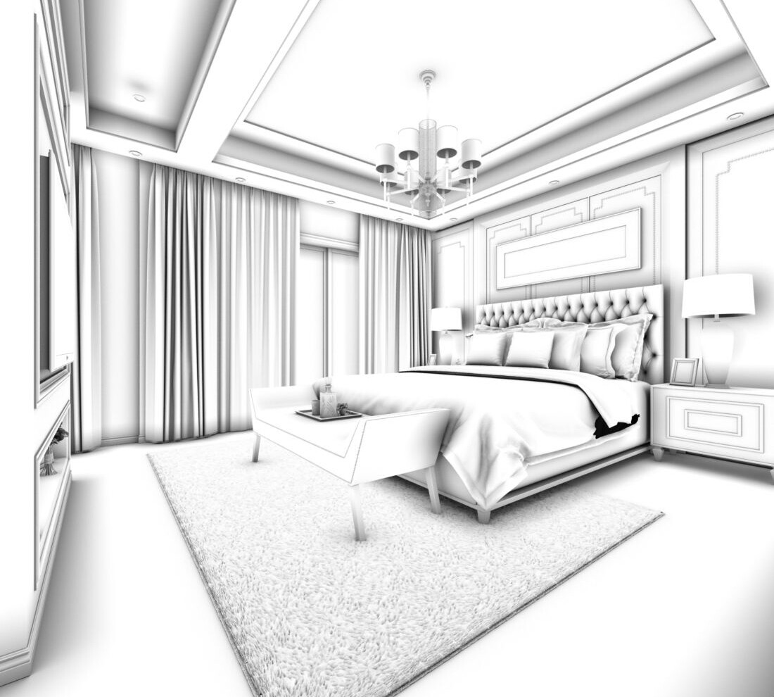 ArtStation - Stylish bedroom complete 185 | Resources