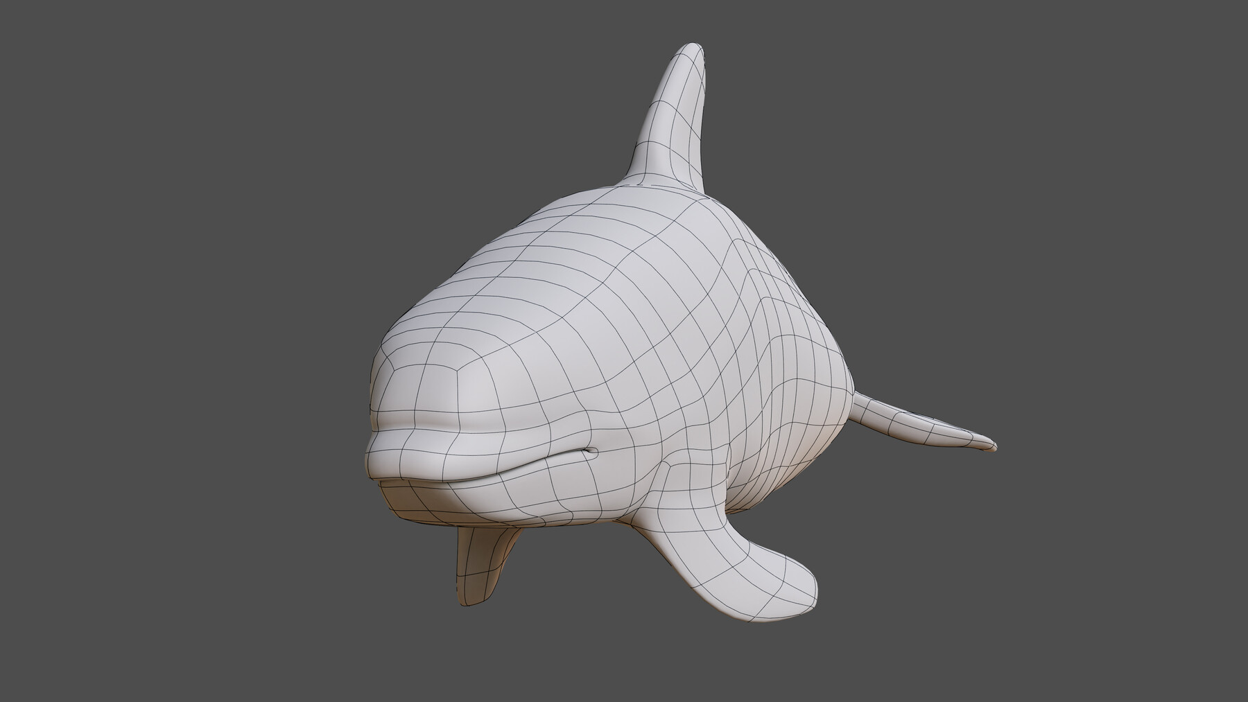 Rigged Low Poly Whale Shark for Blender free 3D model rigged