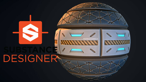 Stylized Sci-Fi Panel - Substance Designer