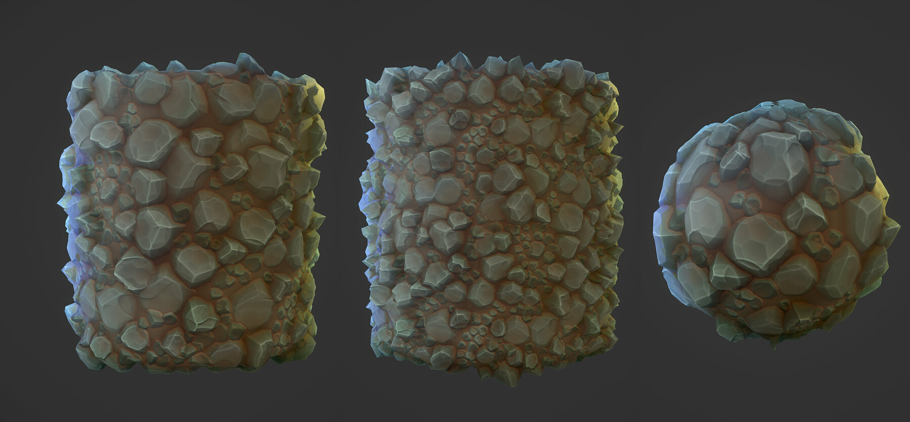 ArtStation - Stylized Rocky Terrain - Substance Designer | Game Assets