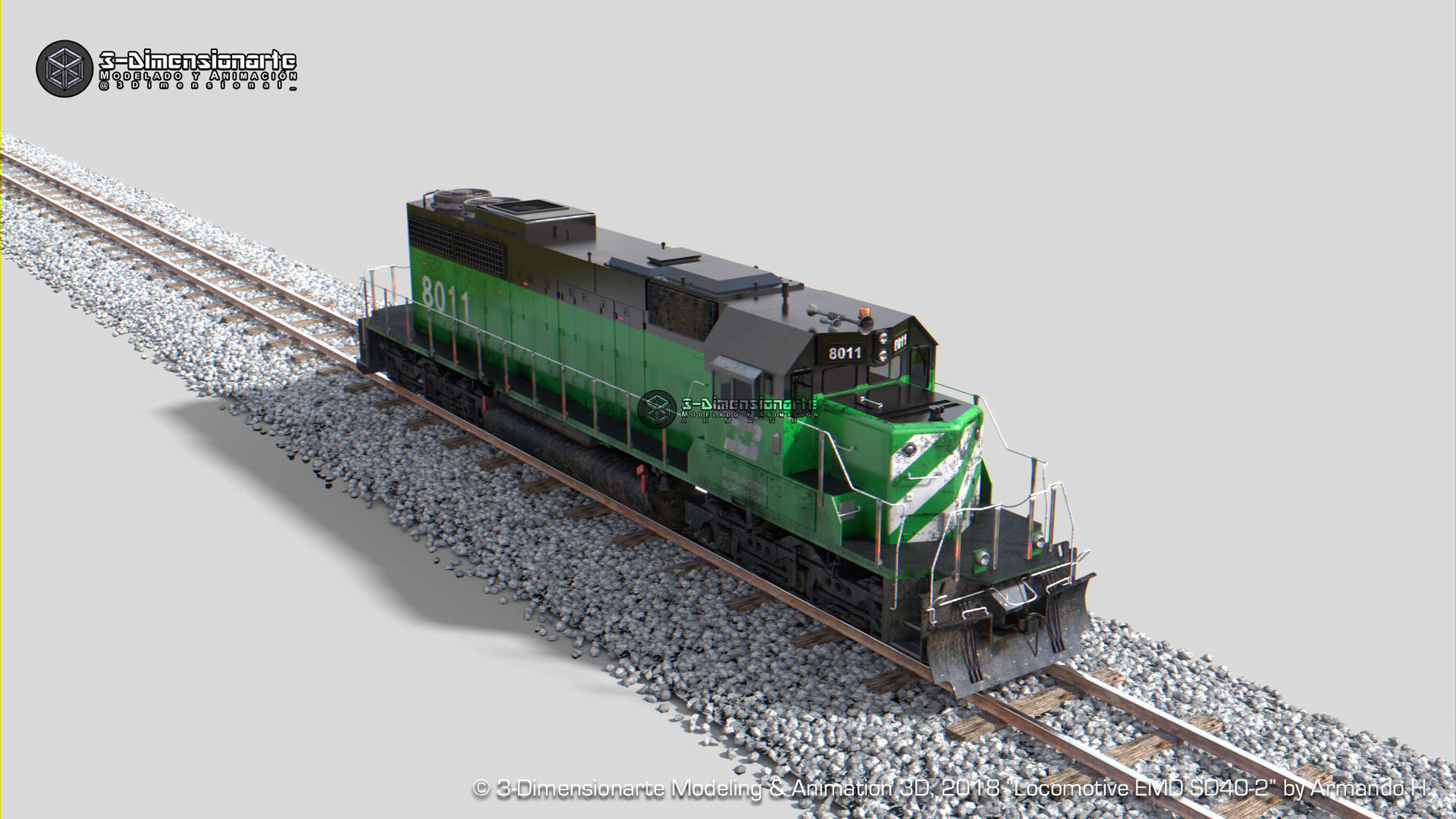 ArtStation - Locomotive EMD SD40-2 - Multitexture! | Resources ArtStation - Locomotive EMD SD40-2 - Multitexture! | Resources