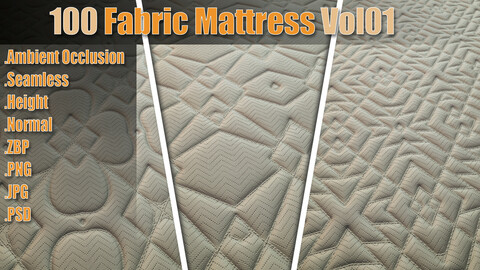 100 Fabric Mattress Vol01