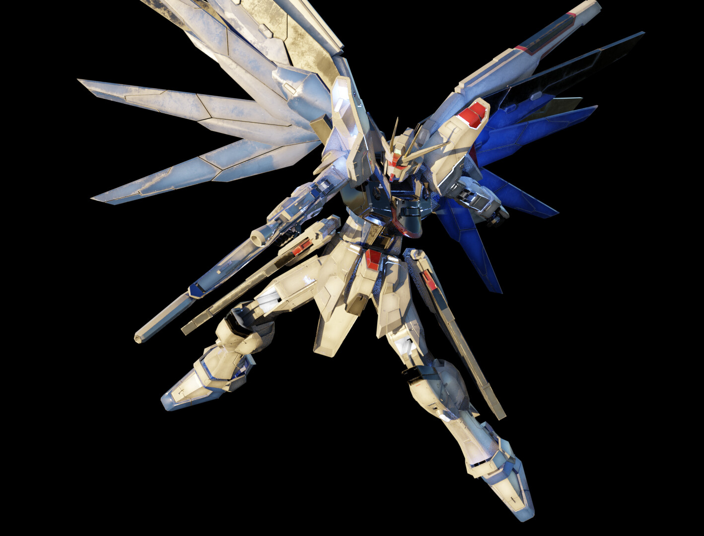 ArtStation - FREEDOM GUNDAM 3d model rigged with texture | Resources