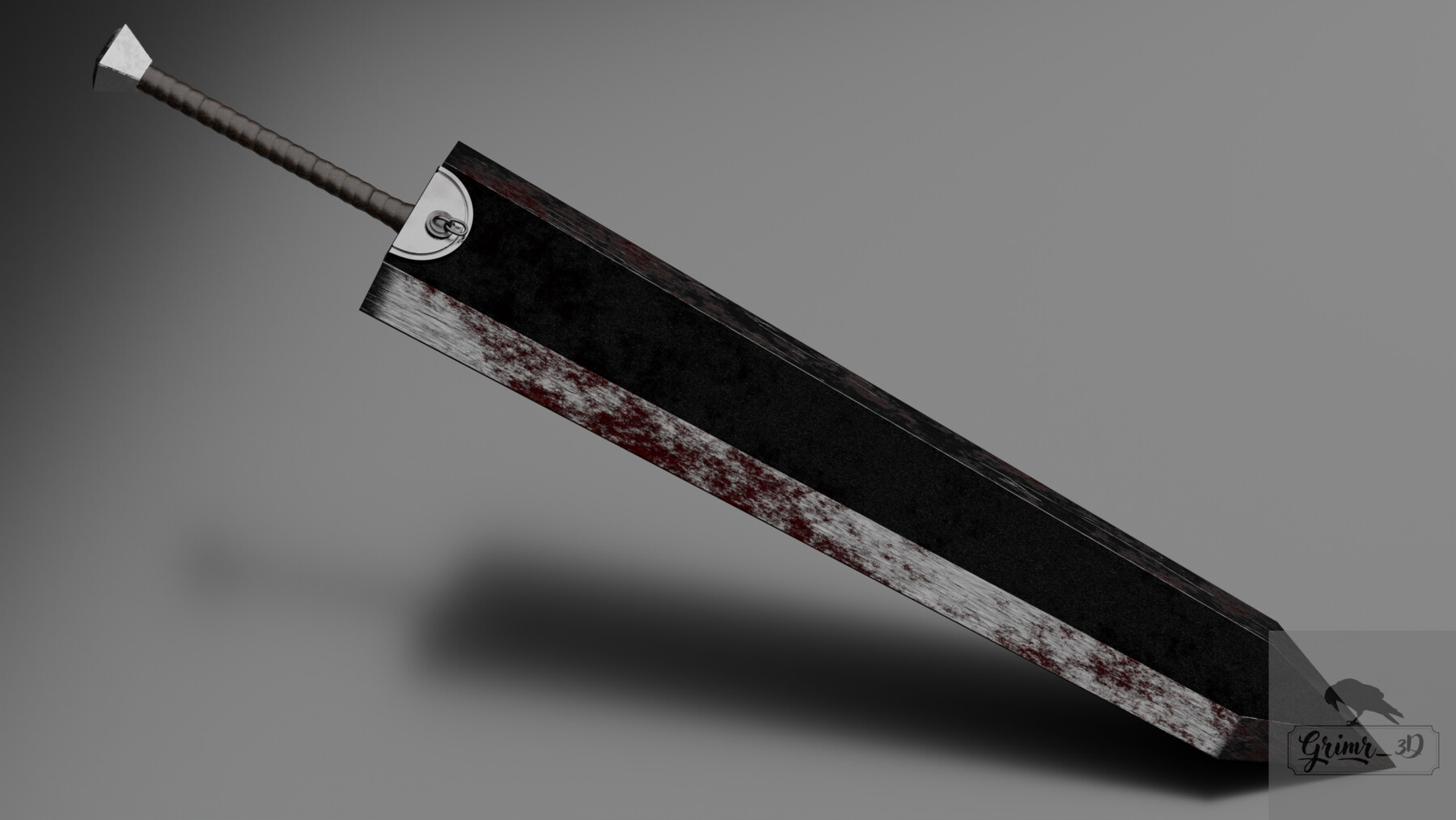 dragon slayer sword from berserk, 3D CAD Model Library