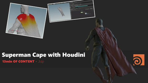 CFX Quick Houdini Tutorial 02 - Superman Cape