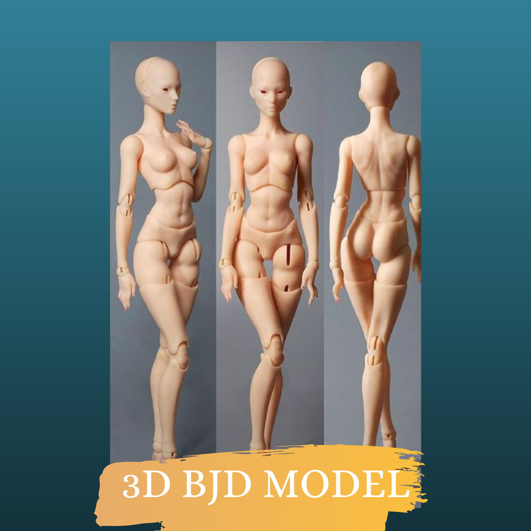 3D file Skeledaddy BJD(Ball-Jointed-Doll) body 🗿・3D print design to  download・Cults