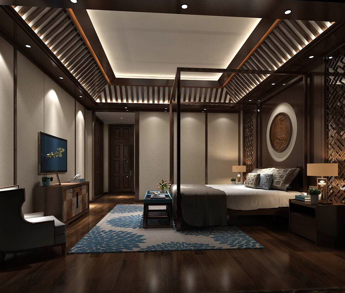 ArtStation - Bedroom - Chinese style -9402 | Resources