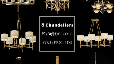 8 Chandeliers model