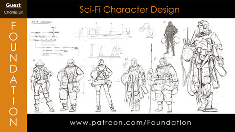 Foundation Art Group - Sci-Fi Character Design with Charles Lin