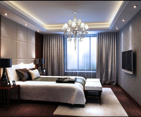 ArtStation - Stylish modern bedroom 1808 | Resources