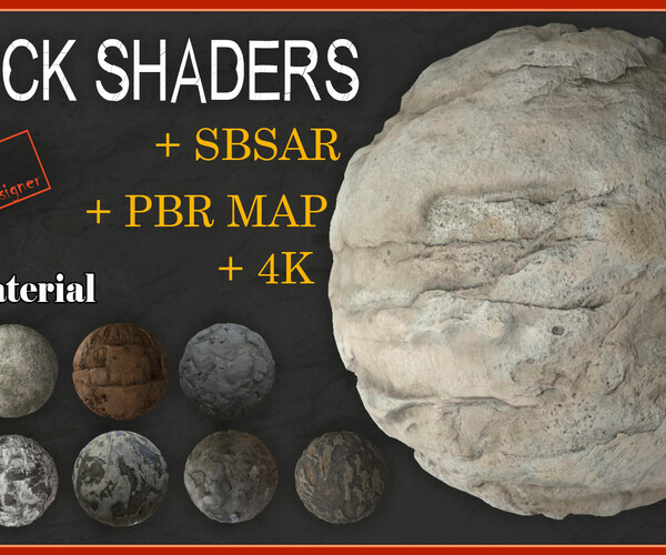 ArtStation - 10 Rock Shaders | Resources