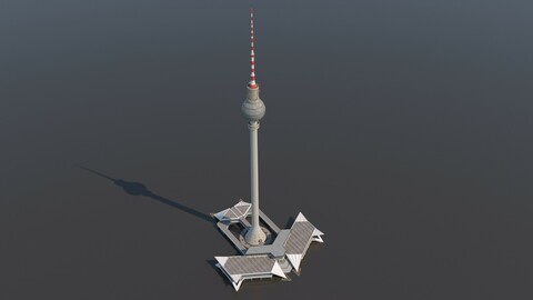 Berlin TV Tower Fernsehturm PBR