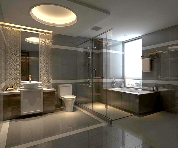 ArtStation - bathroom design complete model 149 | Resources