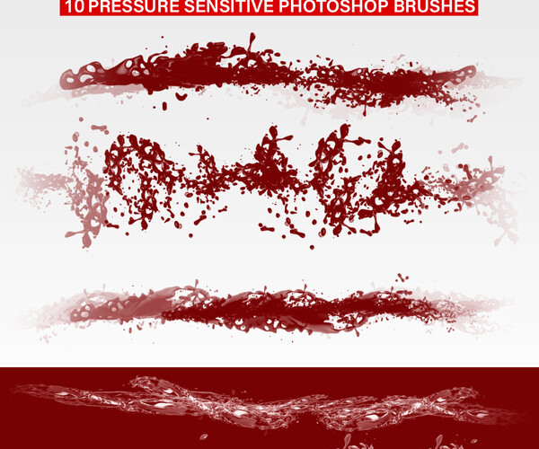 blood splash brush photoshop free download