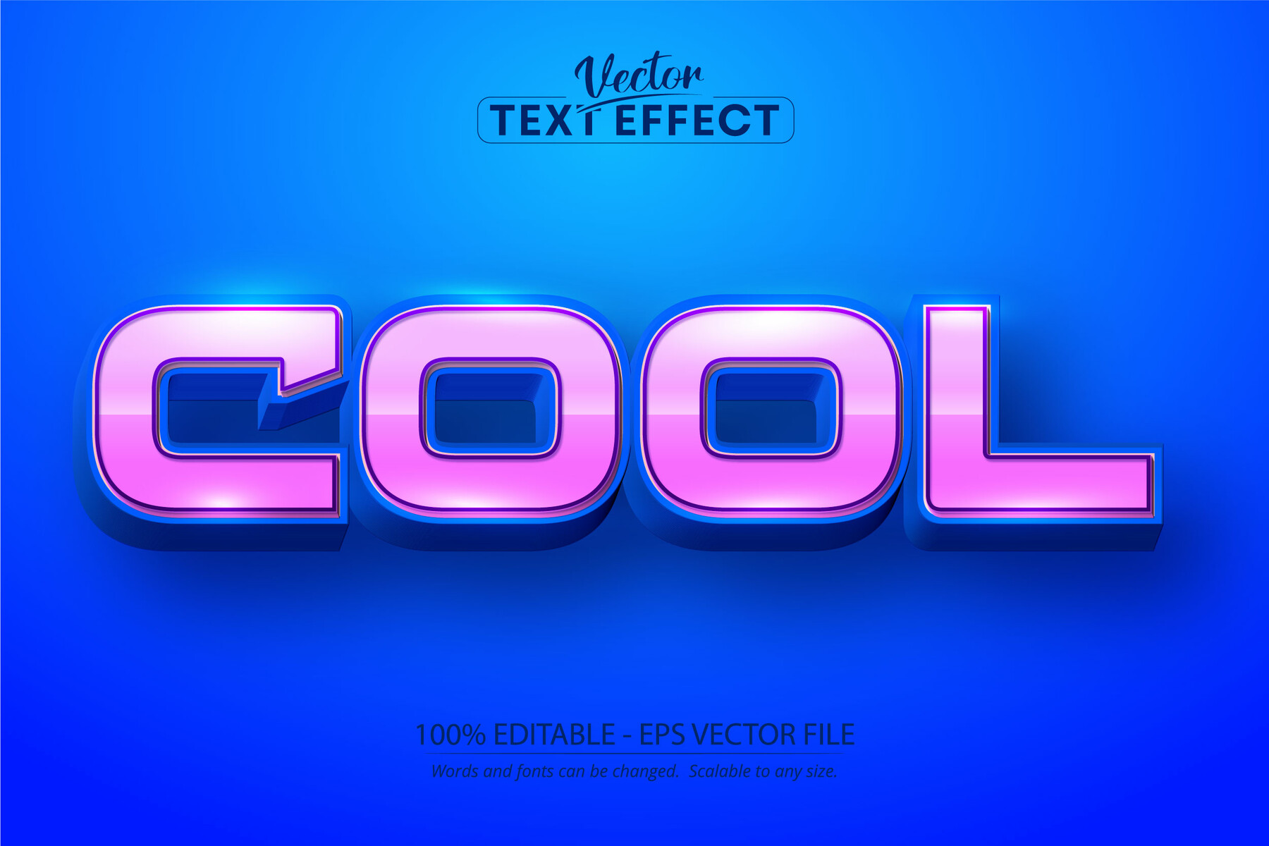 ArtStation - Cool text, cartoon style editable text effect | Artworks