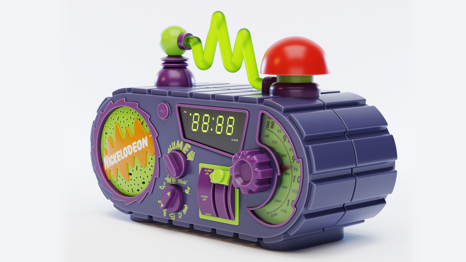 ArtStation Nickelodeon Time Blaster Alarm Clock Radio Resources