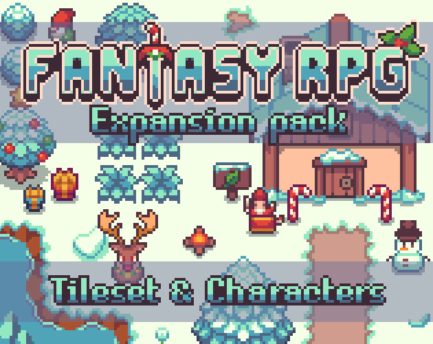 ArtStation - Fantasy Decorations - Pixel Art asset pack