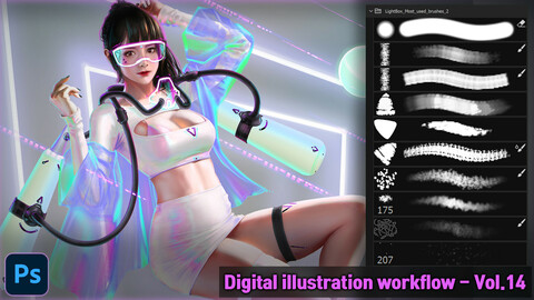 Digital Illustration workflow - Vol.14