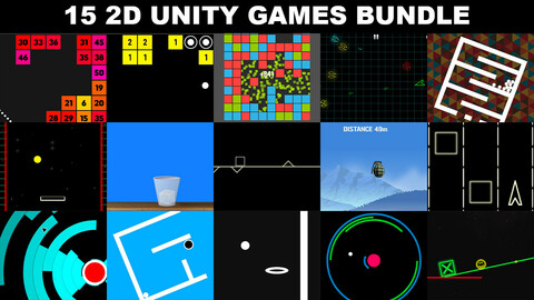 ArtStation - 15 2D Unity Games Bundle | Game Assets