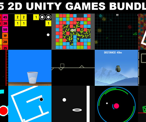 ArtStation - 15 2D Unity Games Bundle | Game Assets