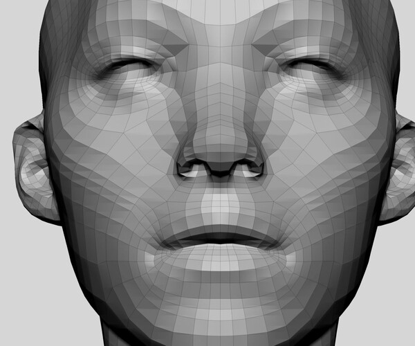 ArtStation - Base Head Topology | Resources