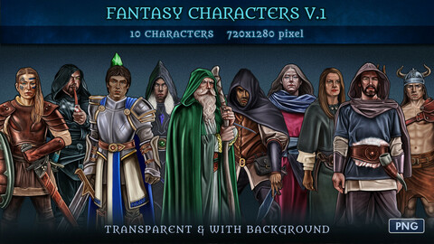 Fantasy Characters v.1
