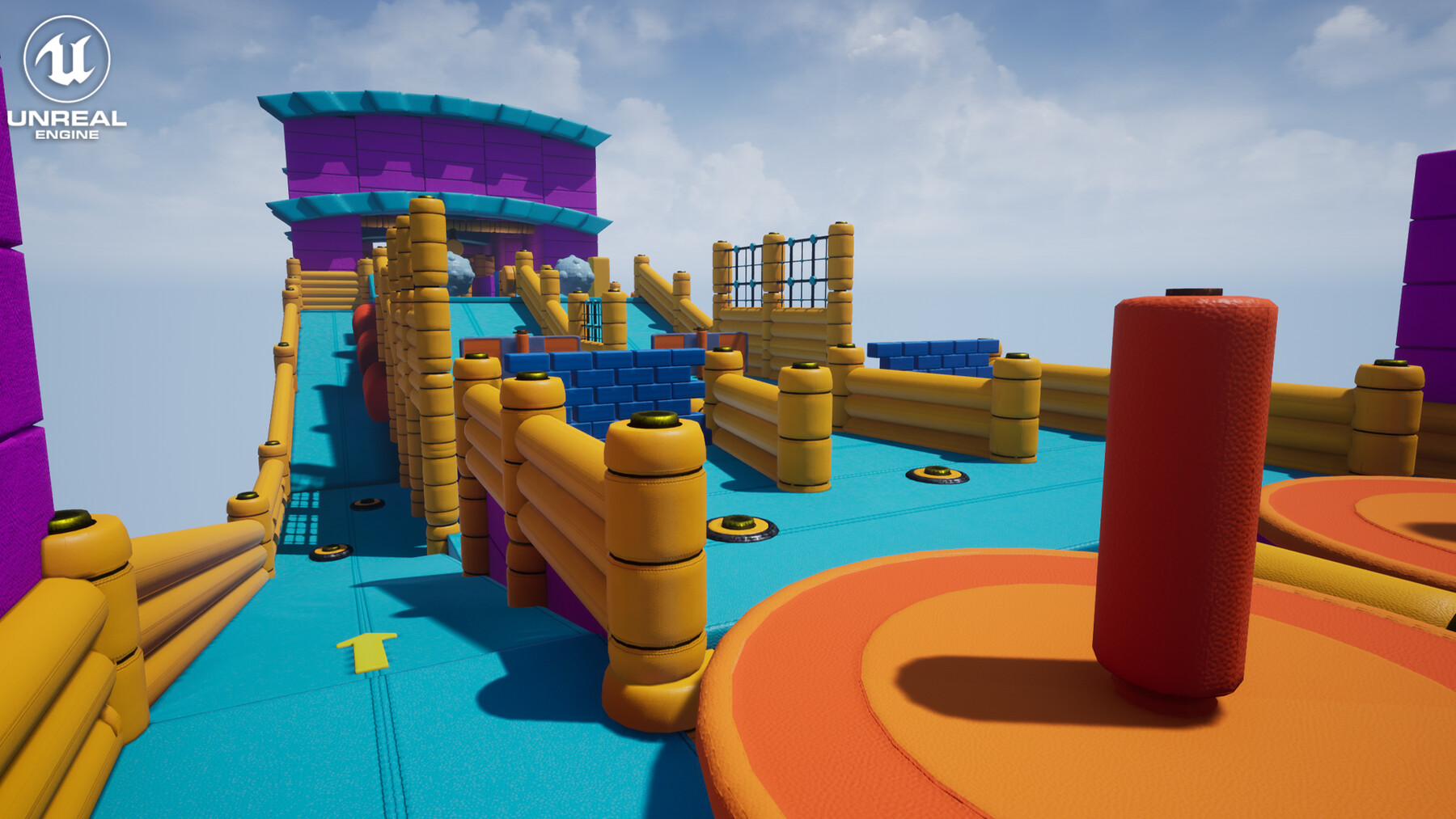 ArtStation - Fun Obstacle Course Vol 1 For Unreal And Unity | Game Assets