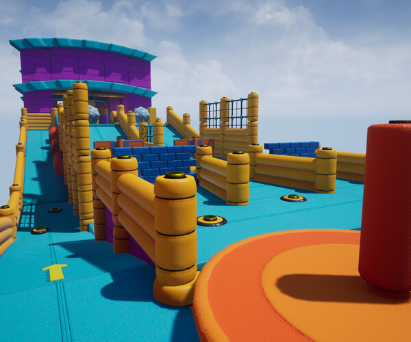 Artstation Fun Obstacle Course Vol 1 For Unreal And Unity Game Assets 0042