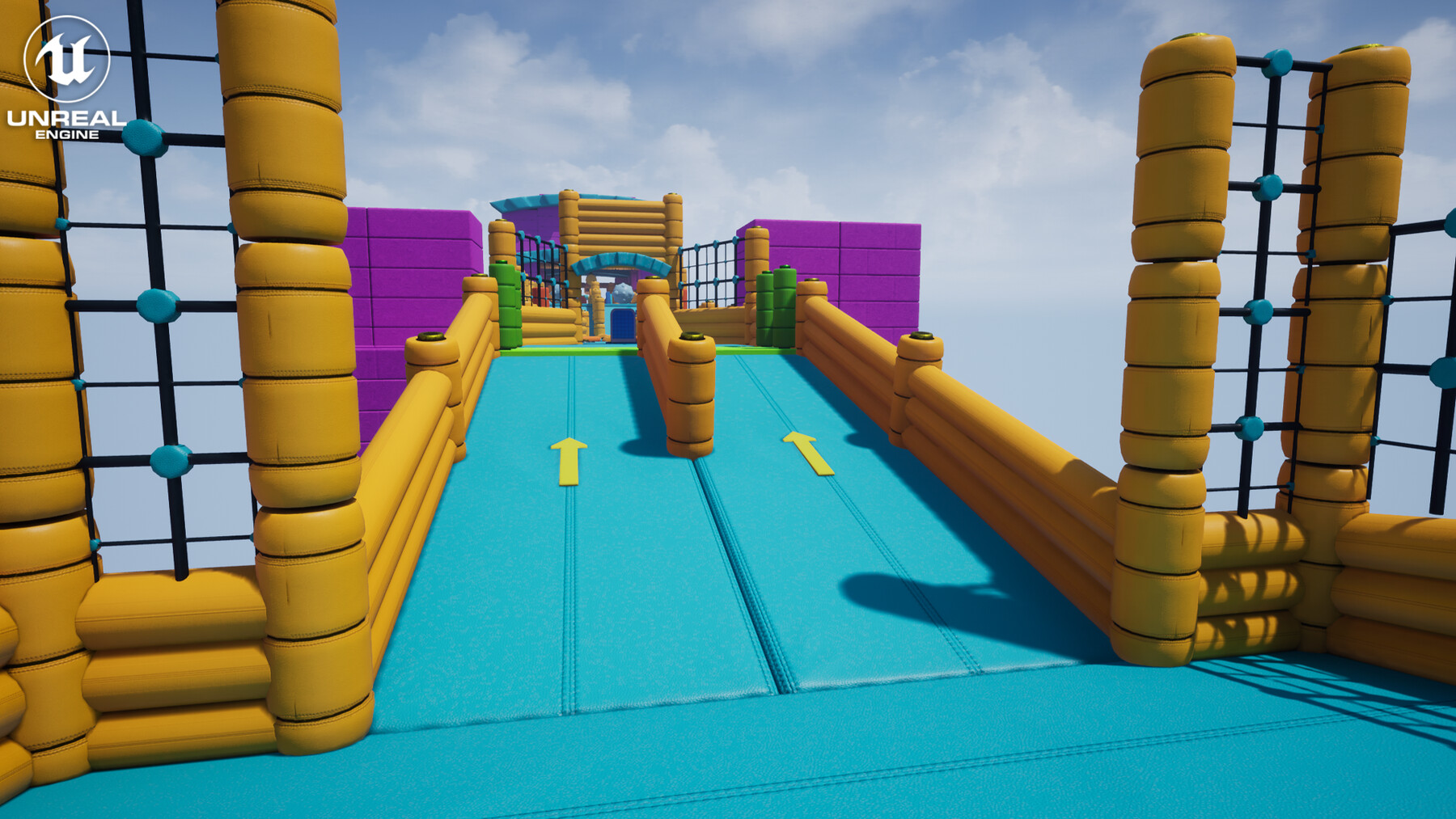 ArtStation - Fun Obstacle Course Vol 1 For Unreal And Unity | Game Assets