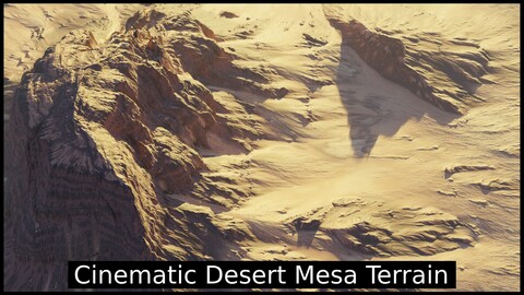 Cinematic Desert Mesa Terrains