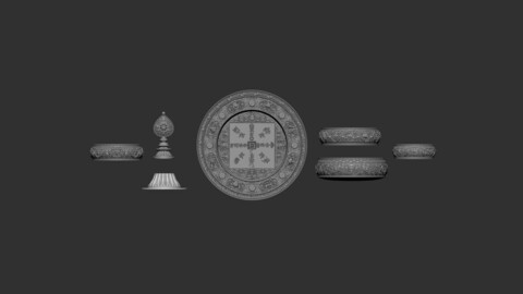 This is the Chinese Tibetan Buddhism Buddha tools: eight treasures