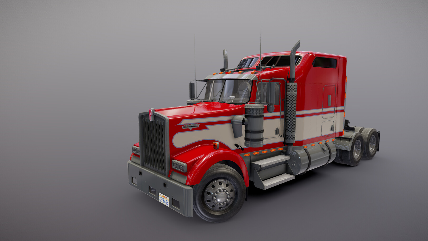 ArtStation - Kenworth W900 semitruck | Game Assets