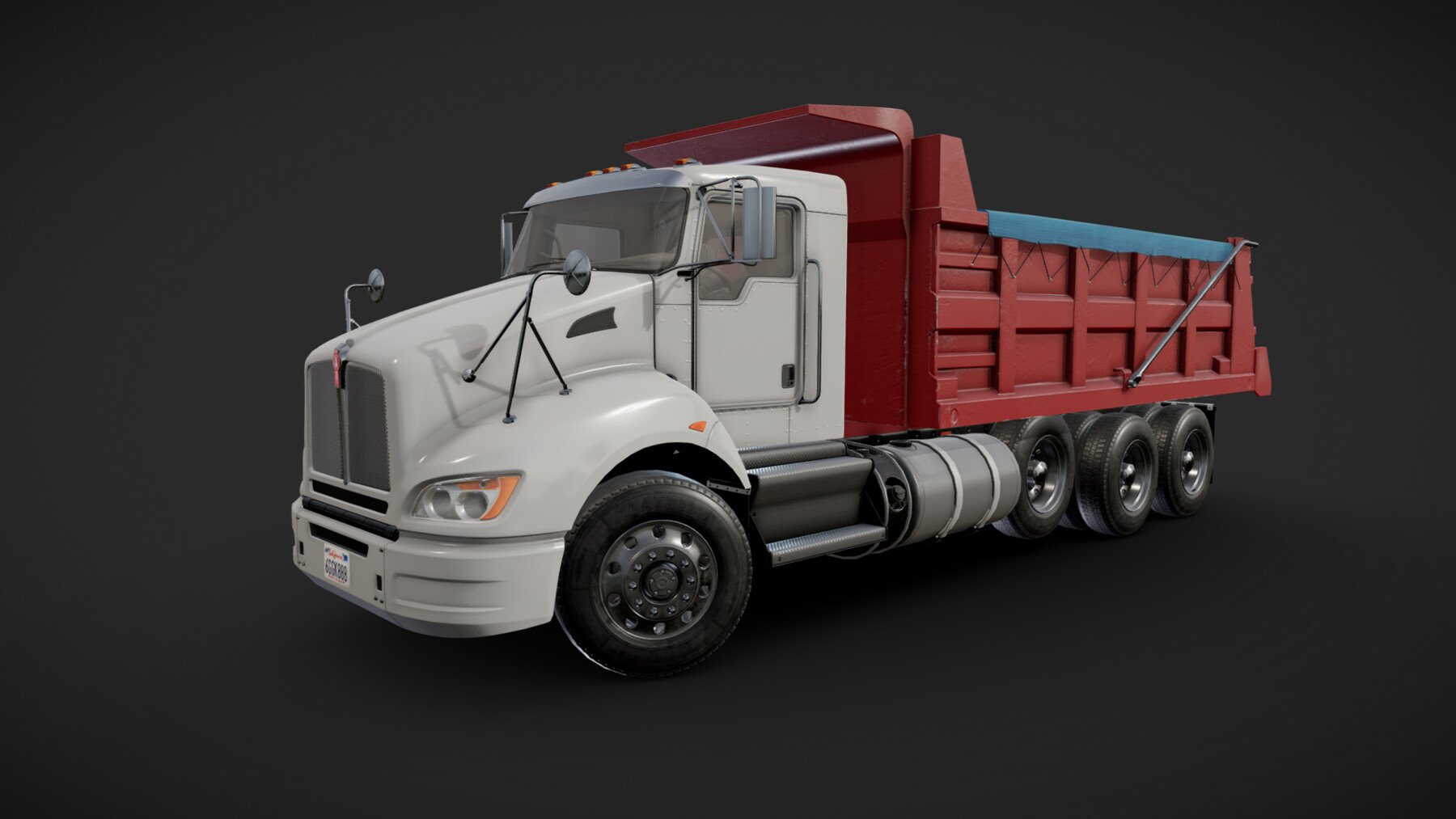 ArtStation - Generic Dump truck | Game Assets