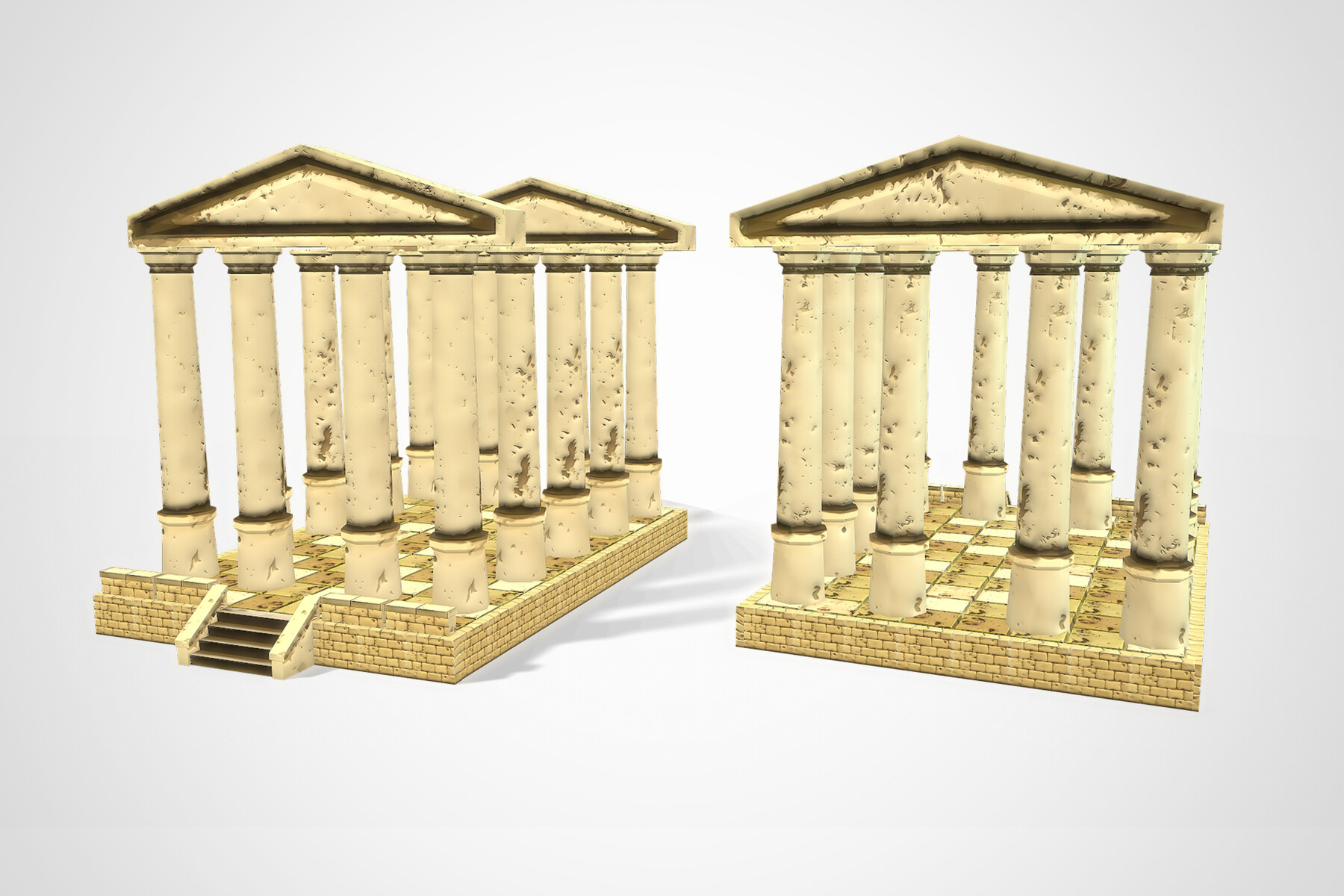 ArtStation - Rome RTS Fantasy Buildings | Game Assets