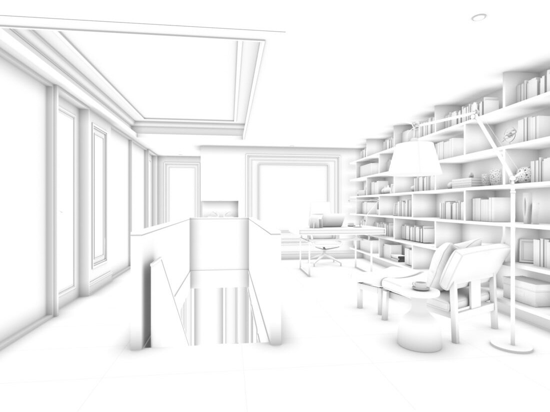 ArtStation - Family - Office - Study room -0199 | Resources
