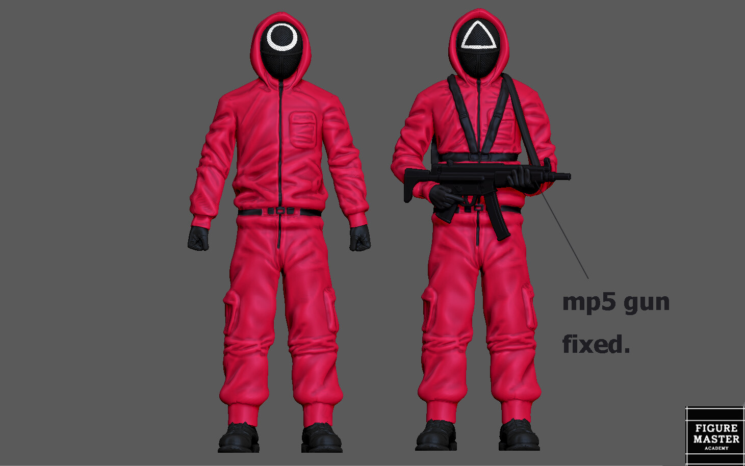 ArtStation - SQUID GAME SOLDIER PACK NETFLIX STATUE 3D PRINT | Resources