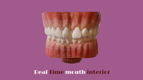 Teeth - Mouth Interior Real Time