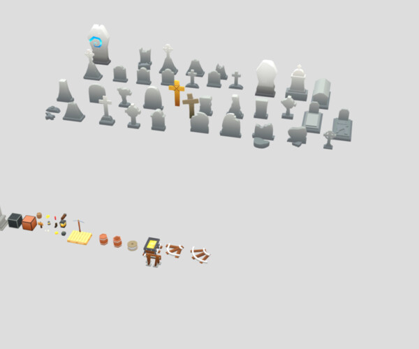 ArtStation - Low Poly Mega Pack with shared texturing | Game Assets