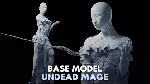 Undead Mage Base Model
