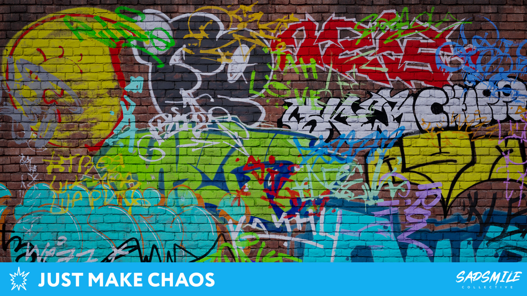 ArtStation 50 Graffiti Decals Vol.3 + Substance Painter Material