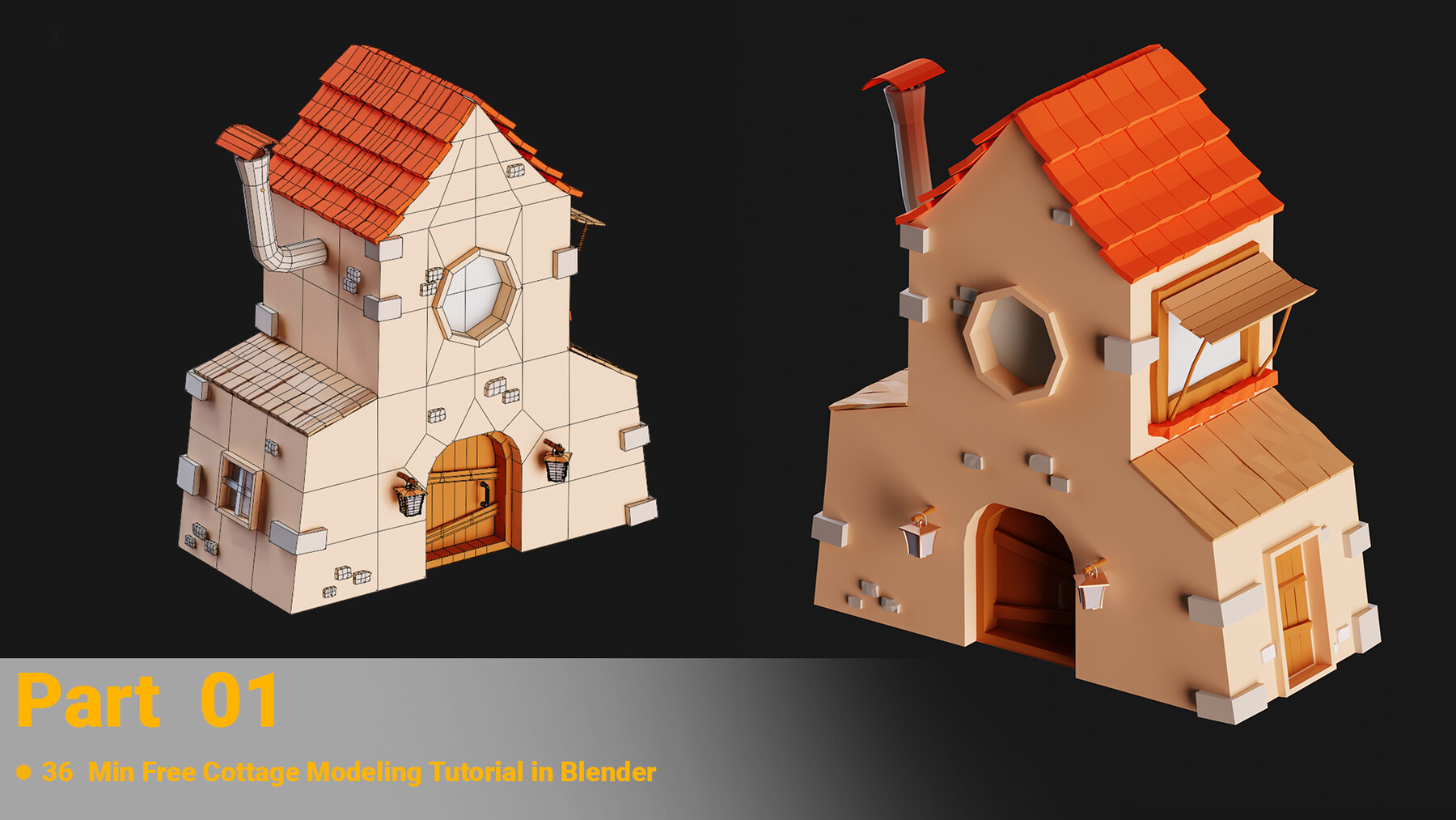 ArtStation - 120 Lowpoly Village Kitbash + 102 Min Tutorial _ VOL 01 ...